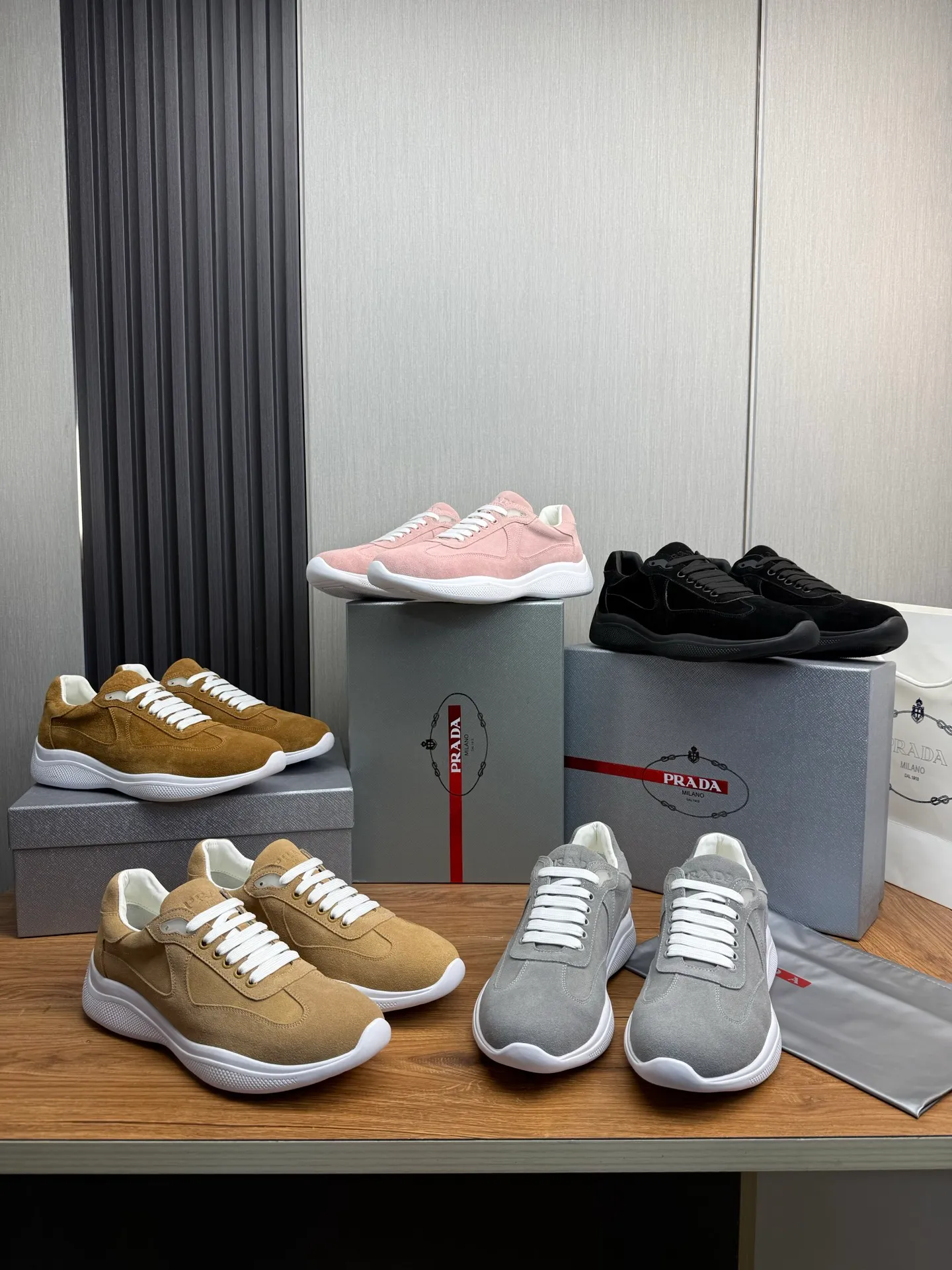 Men's shoes 💰540💰 [PRADA] Men's shoes are popular in the counter, official website is synchronized, 1 high-quality shipment ✔️Original frosted cowhide + cowhide lining, 1🆚1 replica, original sole, 38-45 (45 customized, non-refundable)